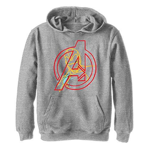 Marvel Classic - IronMan Avengers YTH Hoodie Heather grey 9/11 von Marvel