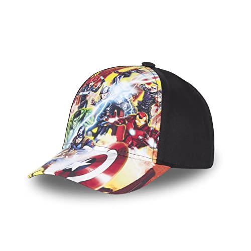 Marvel Kappe Jungen Hypoallergen, Cap Kinder, Natürlich, Schwarz/Grün/Rot, 54 von Marvel