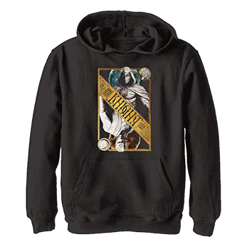 Marvel Jungen Moon Knight Moon Knight Dual Card Hoodie, Schwarz, S von Marvel