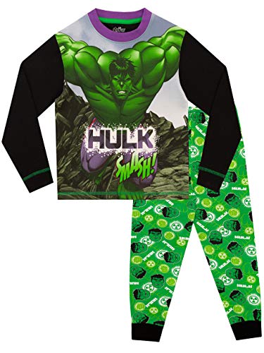 Marvel Jungen Schlafanzug The Incredible Hulk Mehfarbig 104 von Marvel