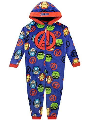 Marvel Jungen Schlafoveralls Avengers Mehrfarbig 146 von Marvel