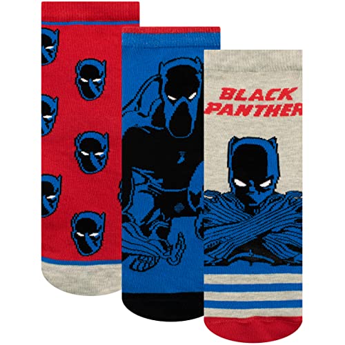 Marvel Jungen Socken im 3er Pack Black Panther Mehrfarbig 31-36 von Marvel