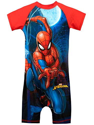 Marvel Jungen Spiderman Badeanzug Rot 104 von Marvel