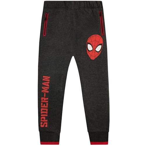Marvel Jungen Spiderman Jogginghose Grau 122 von Marvel