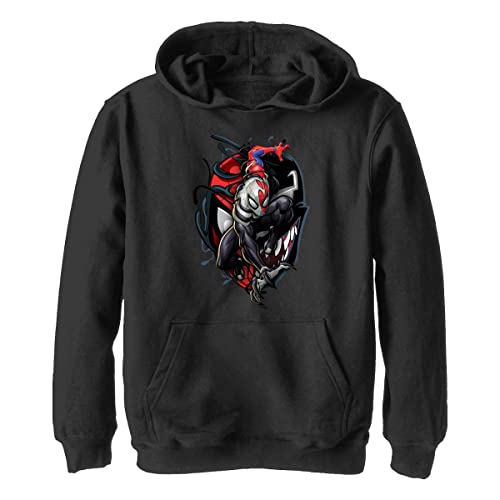 Marvel Jungen Spiderman Reg W Symbol Hoodie, Schwarz, XL von Marvel