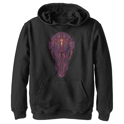 Marvel Jungen Stained Glass Hoodie, Schwarz, M von Marvel