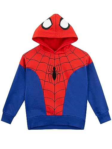 Marvel Kapuzenpullover | Spiderman Kapuzenpullover Kinder | Hoodies Für Jungs Rot 116 von Marvel