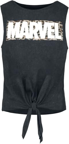 Marvel Logo Leo Frauen Top schwarz XXL von Marvel
