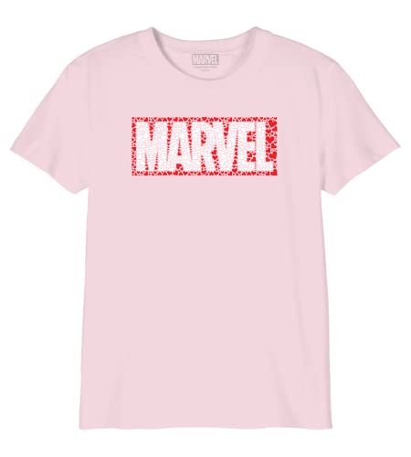 Marvel Mädchen Gimarcots182 T-Shirt, Hellrosa, 8 Jahre von Marvel