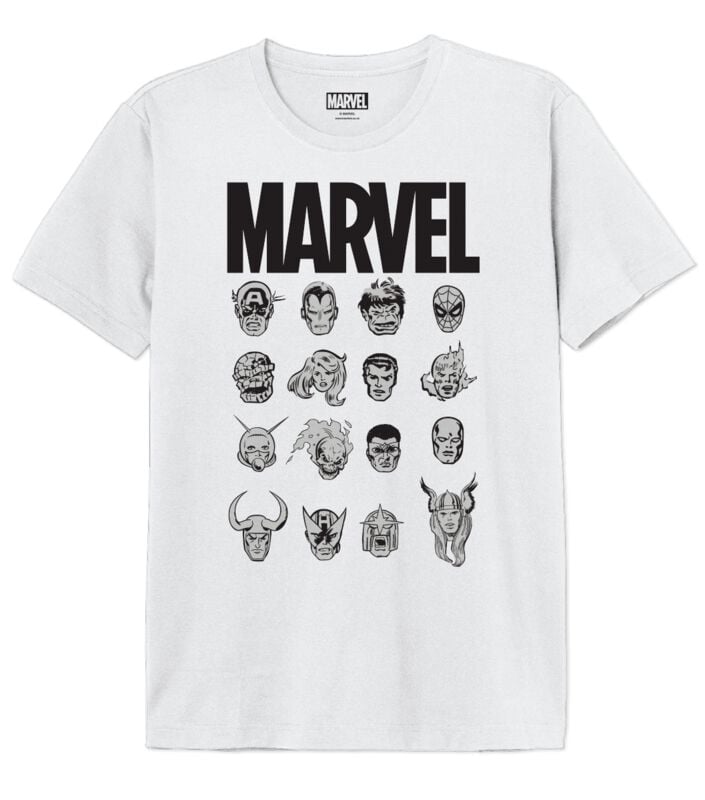 Marvel Marvel Character T-Shirt weiß in M von Marvel