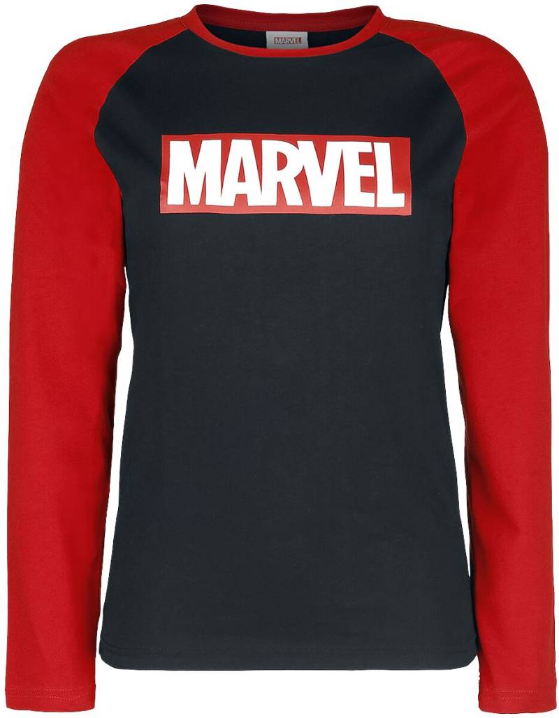 Marvel - Marvel Sweatshirt für Kinder - Kids - Marvel Logo - für Mädchen & Jungen - schwarz/rot  - EMP exklusives Merchandise! von Marvel