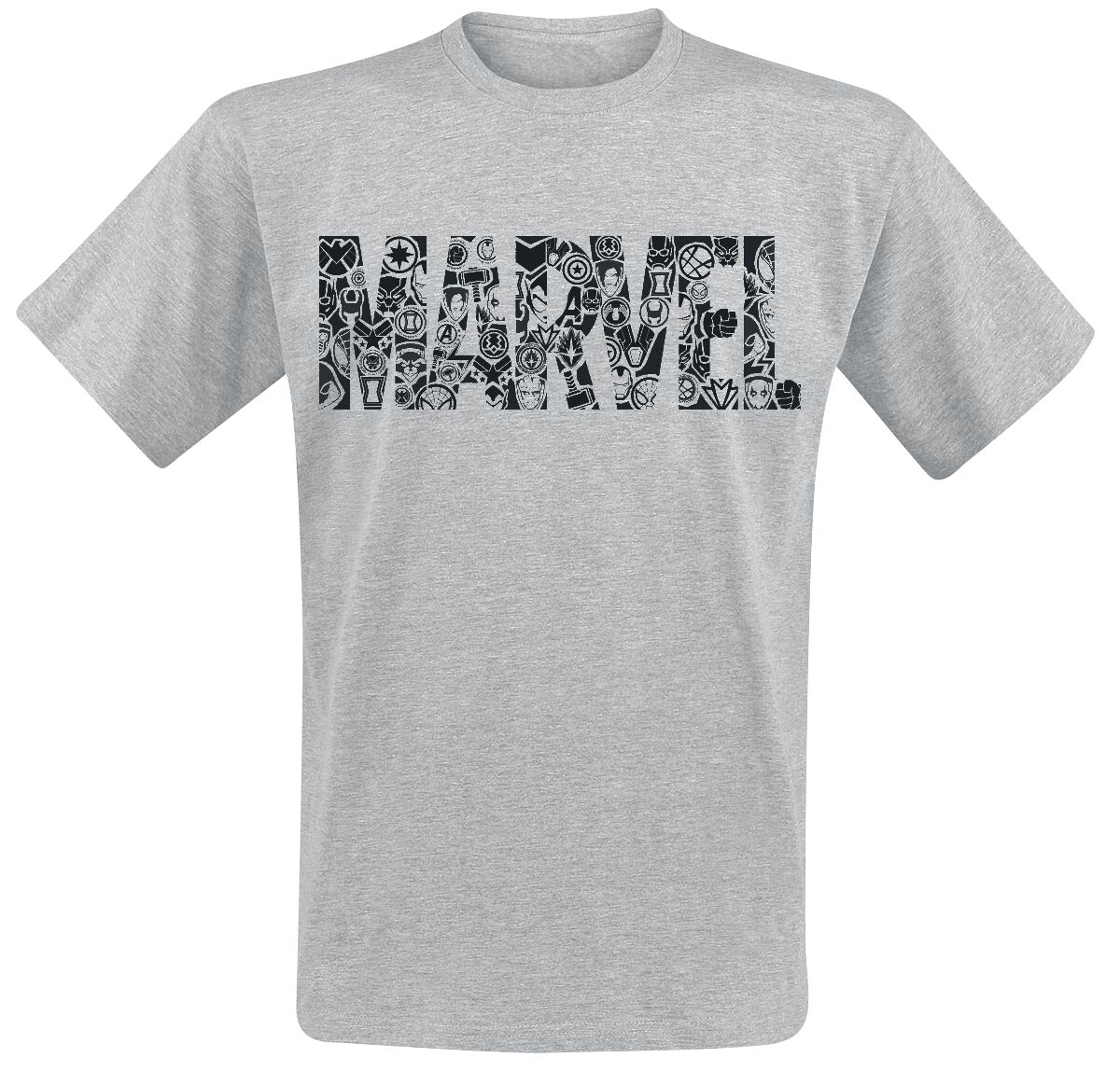 Marvel - Marvel T-Shirt - Disney 100 - Logo - M - für Männer - Größe M - grau  - EMP exklusives Merchandise! von Marvel