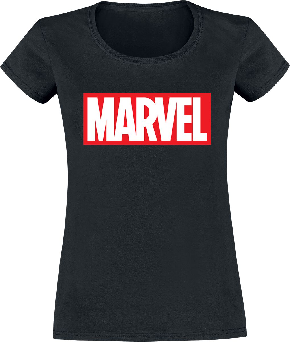 Marvel - Marvel T-Shirt - Logo - XS bis XXL - für Damen - Größe L - schwarz  - EMP exklusives Merchandise! von Marvel