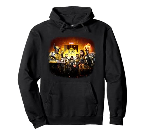 Marvel Midnight Suns Wolverine Iron Man Spider-Man Blade Pullover Hoodie von Marvel