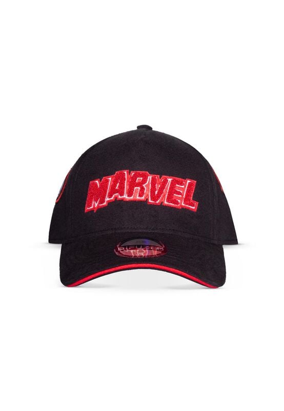 Marvel Patches Cap schwarz rot von Marvel