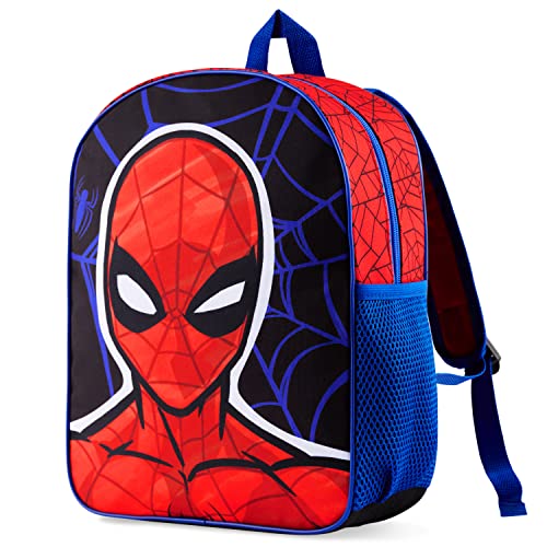 Marvel Rucksack Kinder Spiderman Rucksack Kindergarten Avengers Rucksack Kindergartenrucksack Jungen Rucksack für Jungen 3-6 Jahren Geschenk für Jungen ab 3 Jahre Einheitsgröße (Blau/Rot Spiderman) von Marvel