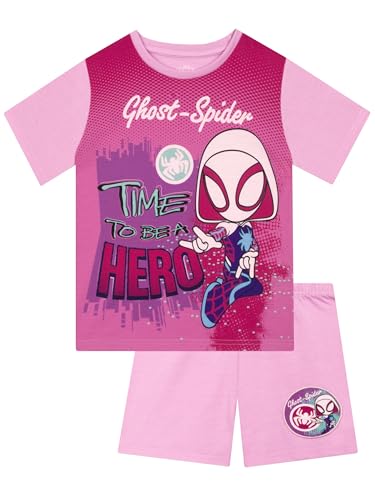 Marvel Schlafanzug Mädchen, Spidey and His Amazing Friends Schlafanzug Kinder, Ghost Spider Schlafanzüge Für Mädchen, Rosa 104 Marvel Schlafanzug Mädchen, Spidey and His Amazing Friends Schlafanzug Kinder, Ghost Spider Schlafanzüge Für Mädchen, Rosa 104 von Marvel