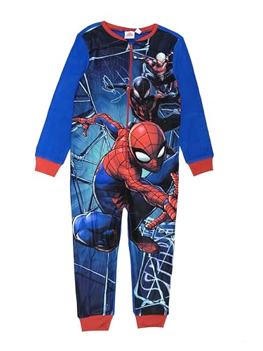 Marvel Spider-Man, Jungen- oder Mädchen-Einteiler, Schlafanzug, All-in-One-Pyjama für Kinder, Alter 5-6 Jahre von Marvel