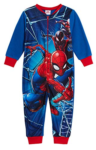 Marvel Spider-Man, Jungen- oder Mädchen-Einteiler, Schlafanzug, All-in-One-Pyjama für Kinder, Alter 7-8 Jahre von Marvel