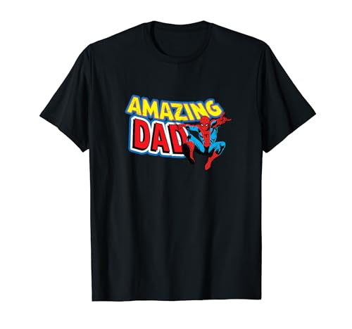 Marvel Spider-Man Amazing Dad Comic Book Men's Vater T-Shirt von Marvel