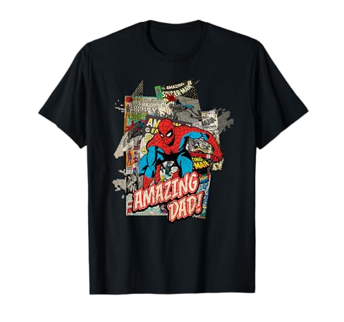 Marvel Spider-Man Amazing Dad Father's Day T-Shirt von Marvel