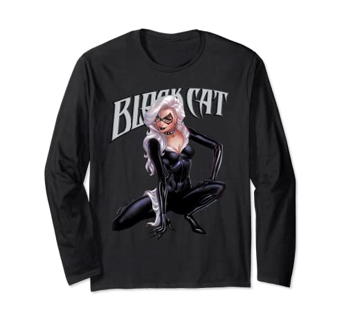 Marvel Spider-Man Black Cat Felicia Hardy Langarmshirt von Marvel