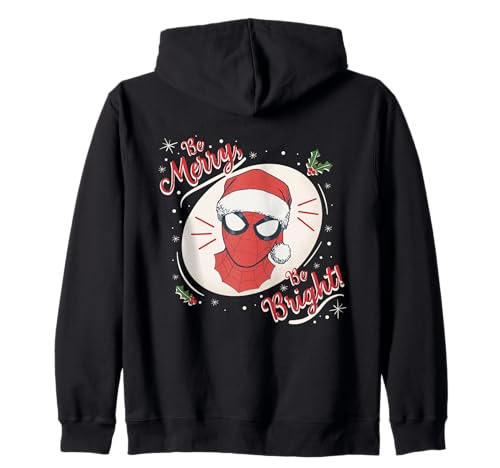 Marvel Spider-Man Christmas Be Merry Be Bright! Holiday Kapuzenjacke von Marvel