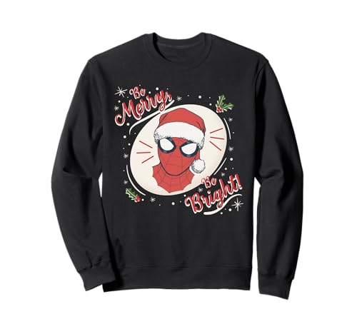 Marvel Spider-Man Christmas Be Merry Be Bright! Holiday Sweatshirt von Marvel