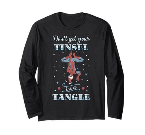 Marvel Spider-Man Christmas Don't Get Tinsel in a Tangle Langarmshirt von Marvel