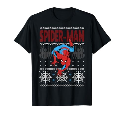 Marvel Spider-Man Crawl Ugly Weihnachten T-Shirt von Marvel