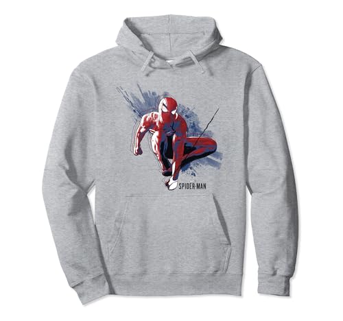 Marvel Spider-Man Game Spider-Man Portrait Pullover Hoodie von Marvel