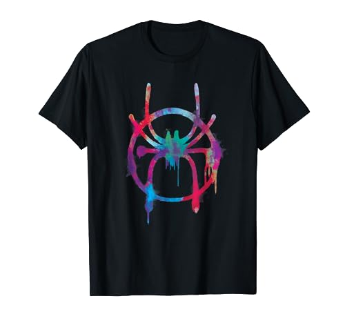 Marvel Spider-Man Into the Spider-Verse Rainbow Icon T-Shirt von Marvel