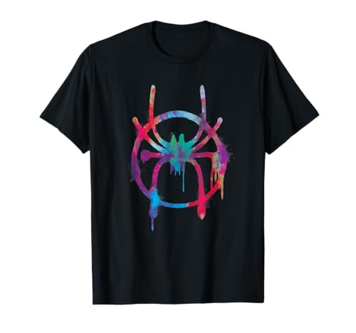 Marvel Spider-Man Into the Spider-Verse Rainbow Icon T-Shirt von Marvel