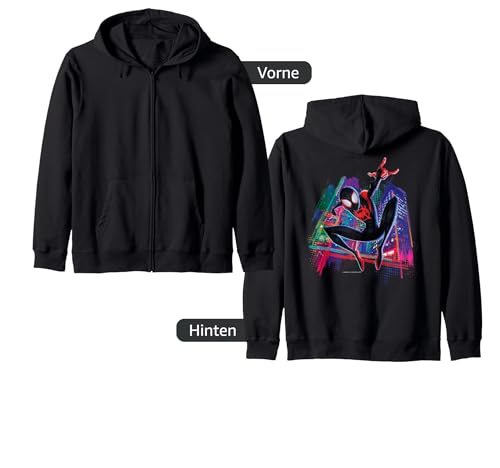 Marvel Spider-Man Miles Morales Graffiti City Kapuzenjacke von Marvel