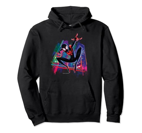 Marvel Spider-Man Miles Morales Graffiti City Pullover Hoodie von Marvel