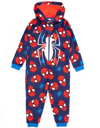 Marvel Spider-Man Onesie Pyjamas Jungen Kinder Superheld Charakter PJs 7-8 Jahre von Marvel