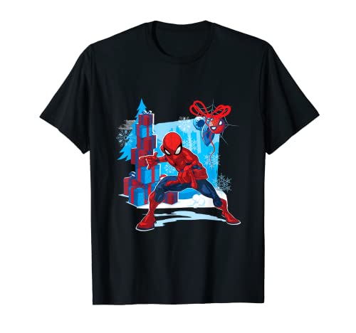 Marvel Spider-Man Presents and Ornaments Holiday T-Shirt T-Shirt von Marvel