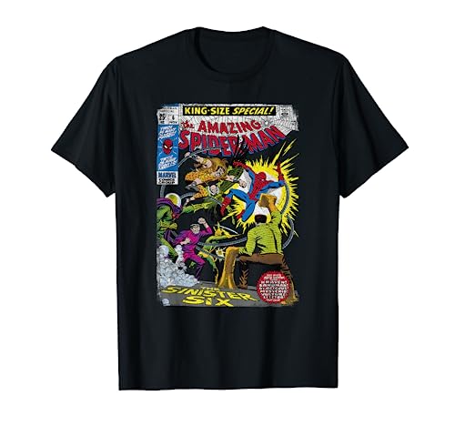 Marvel Spider-Man Sinister Six Comic Graphic T-Shirt von Marvel