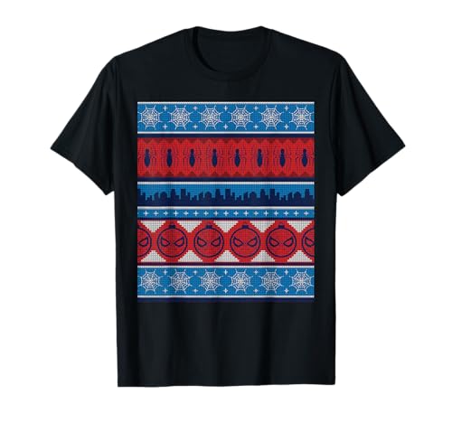 Marvel Spider-Man Ugly Sweater Holiday T-Shirt von Marvel