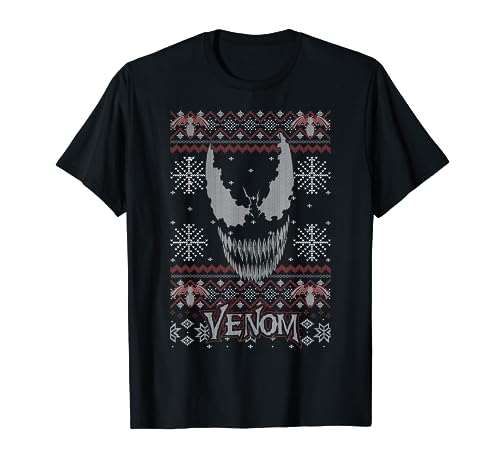 Marvel Spider-Man Venom Ugly Weihnachten Sweater Style T-Shirt von Marvel