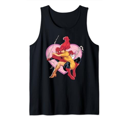 Marvel Spider-Man & Mary Jane Variant Cover Valentine’s Day Tank Top von Marvel