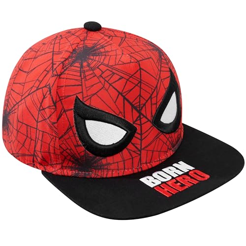 Marvel Spiderman Baseball Cap Kinder mit Verstellbarem Snapback-Verschluss - Geschenke für Jungs von Marvel