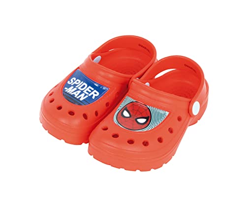 Marvel Spiderman Clogs für Jungen, Sandalen Spiderman, Sommersandalen, Größe EU 32/33 von Marvel