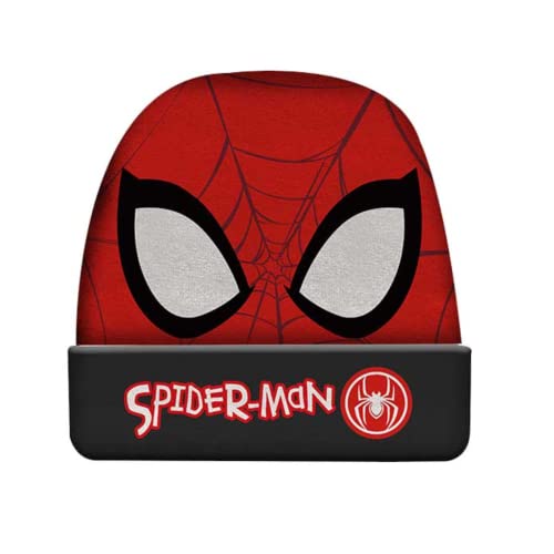 Marvel Spiderman Mütze für Jungen, Winterset für Kinder und Jugendliche, Winteraccessoires für Kinder, Mütze Leuchtet im Dunkeln von Marvel