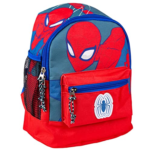 Marvel Spiderman Rucksack, Superhelden-Design Schulrucksack, Jugendrucksack, Gepäcktasche, Reiserucksack, Geschenk für Jungen und Jugendliche von Marvel