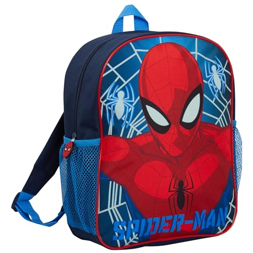 Marvel Spiderman Rucksack Leuchtender Rucksack für Jungen Reise Schulmittagessen Tasche von Marvel