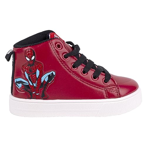 Marvel Spiderman Schuhe für Jungen, Sportschuhe für Jungen, Superhelden Design, High-Top-Sneaker für Jungen, Geschenk für Jungen, Größen EU 25 bis 32 (30) von Marvel