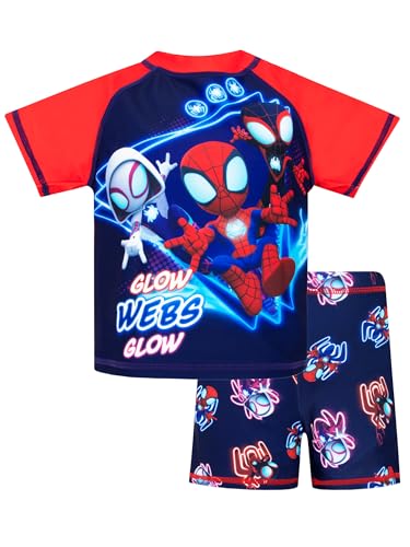 Marvel Spidey and His Amazing Friends Badeset | Spidey Für Kostüm Kinder | Blau | 98 von Marvel