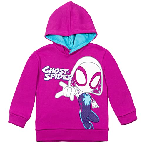 Marvel Spidey and His Amazing Friends Ghost-Spider Toddler Girls Fleece Hoodie Purple 5T von Marvel