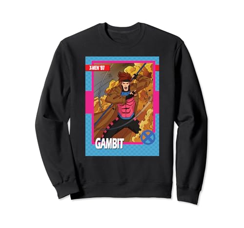 Marvel Studios X-Men ’97 Gambit Retro Trading Card Sweatshirt von Marvel